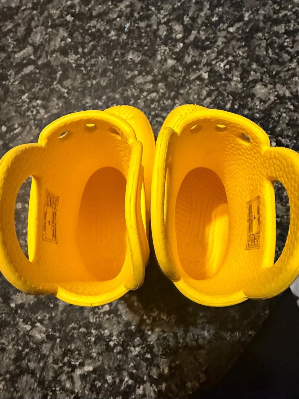 CROCS Kids Yellow Pull-On Rain Boots